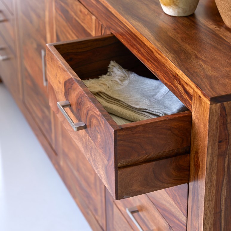 Mezzo - Buffet in legno di palissandro massello 200 cm