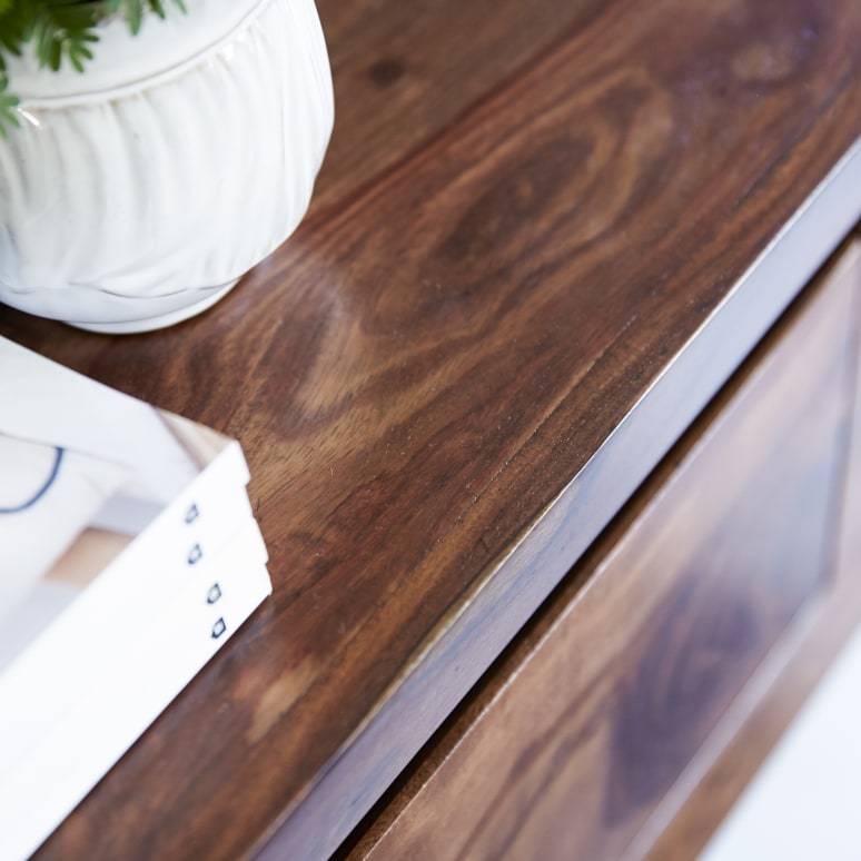 Villa - Console murale en palissandre massif