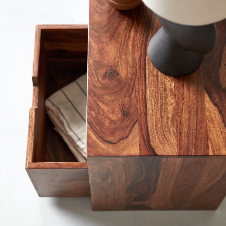 Kwarto - Mueble para TV de palisandro macizo de 85 cm