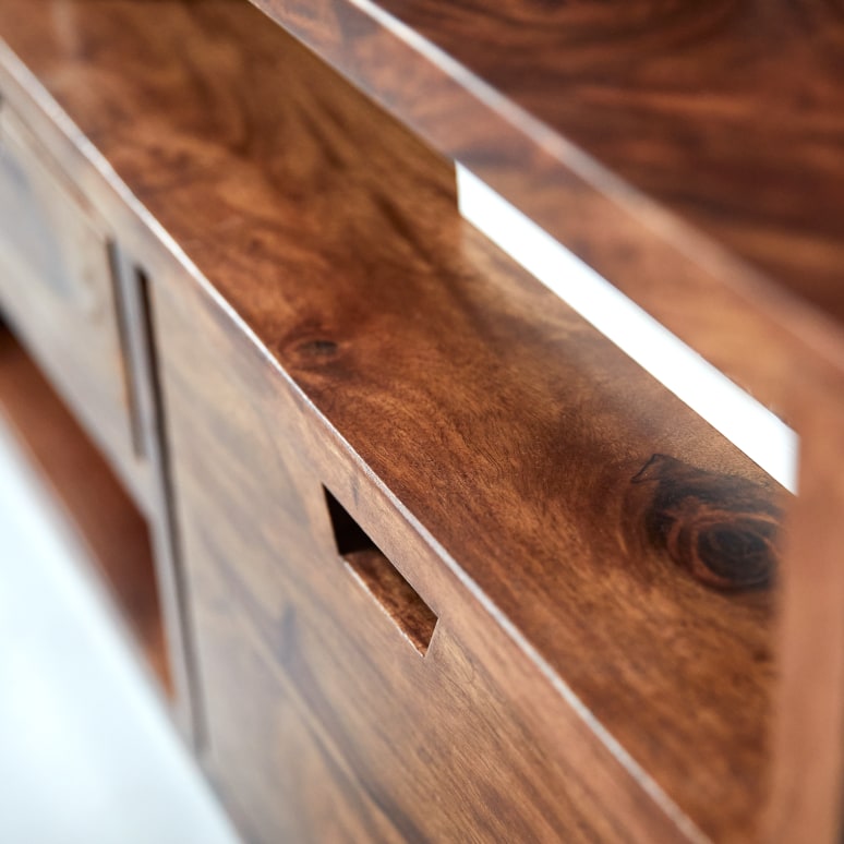 Kwarto - TV unit in solid sheesham - 85 cm