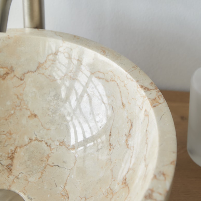 Ibyza - Lavabo in marmo cream