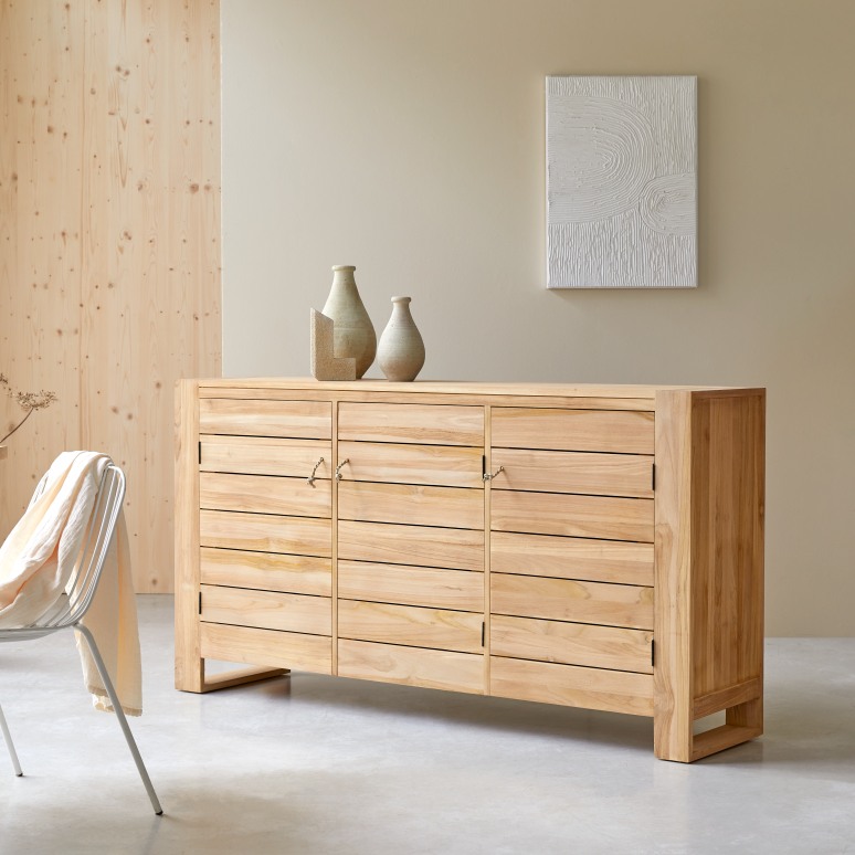 Minimalys - Buffet aus massivem Teakholz 170 cm