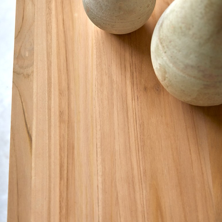 Minimalys - TV unit in solid teak - 155 cm