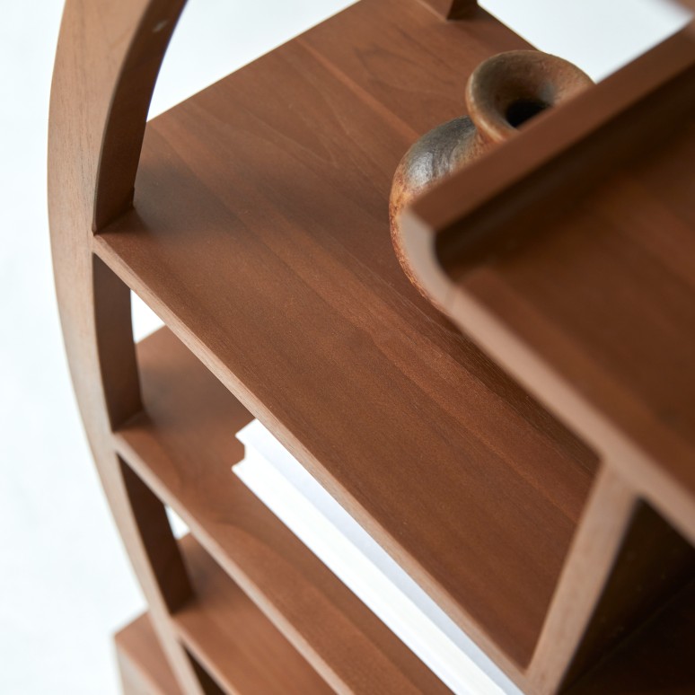 Ying Yang - Libreria in teak massello