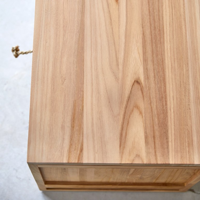 Minimalys - Solid Teak TV Stand