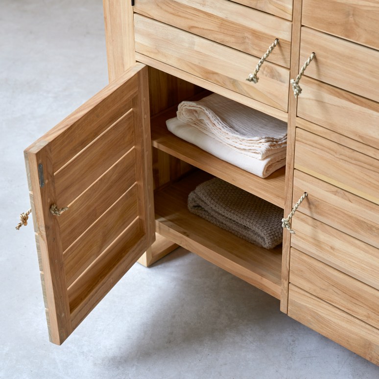 Minimalys - Dresser in solid teak, 110 cm