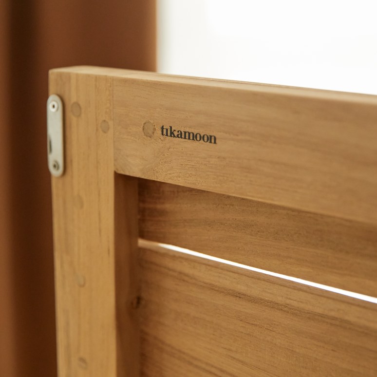Minimalys - Single column in solid teak