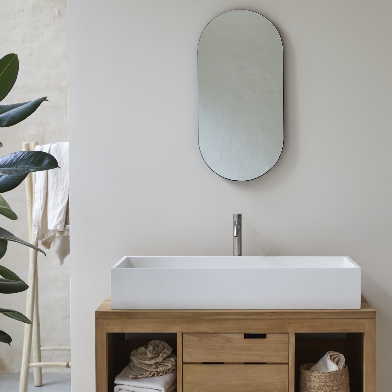 Pegase - Vasque rectangulaire en terrazzo