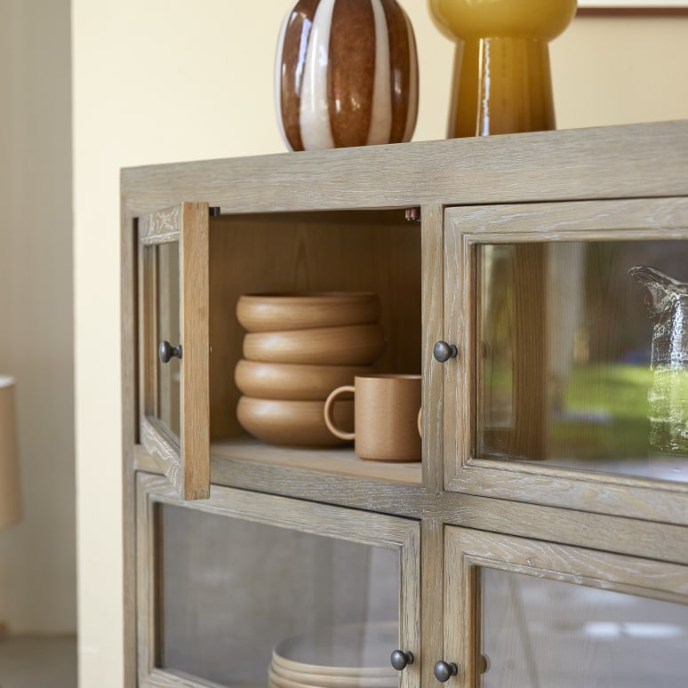 Pablo - Credenza in legno di quercia da 110 cm