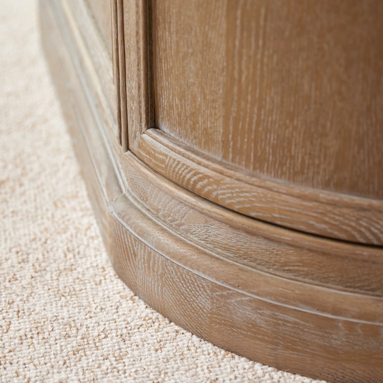 Louise - Oak and stone vanity unit 180 cm