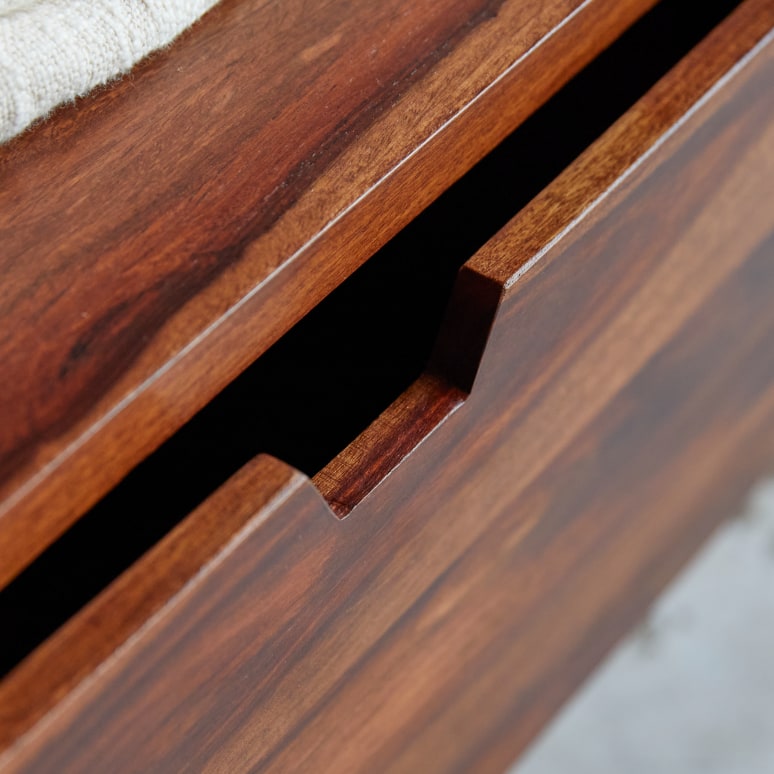 Kwarto - Mueble para lavabo de palisandro macizo de 110 cm