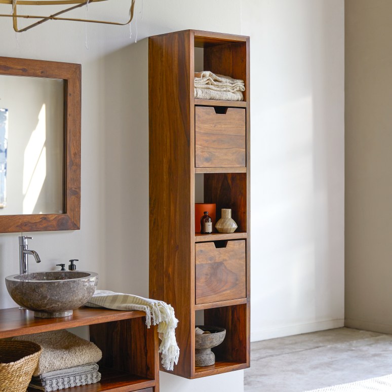 Kwarto - Massief palissander kolomkast