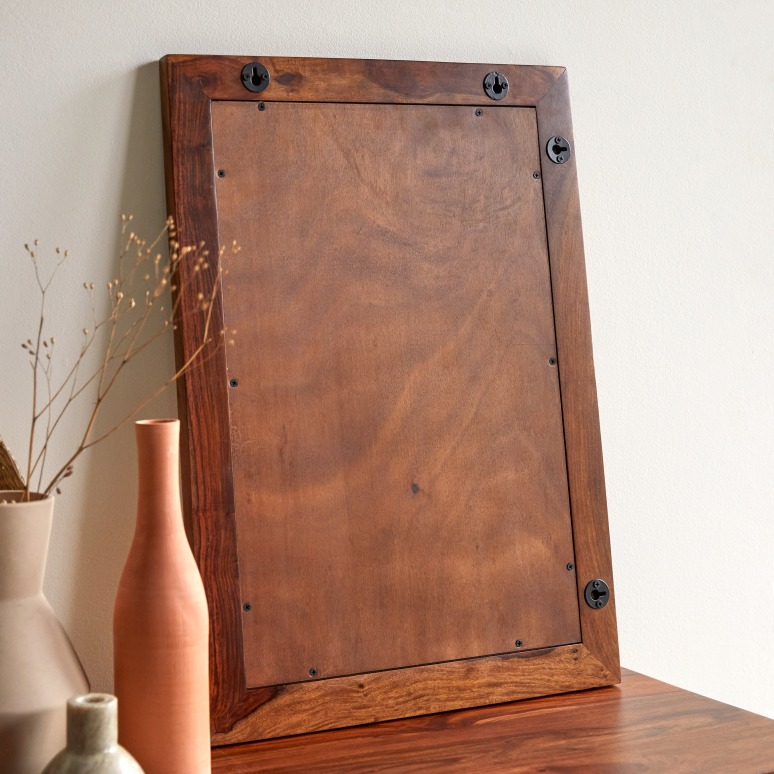 Kwarto - Massief palissander spiegel 70 x 50 cm