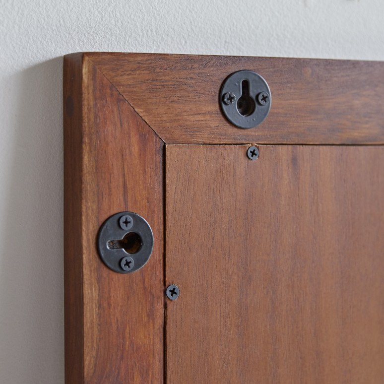 Kwarto - Specchio in legno di palissandro massello 100x50 cm