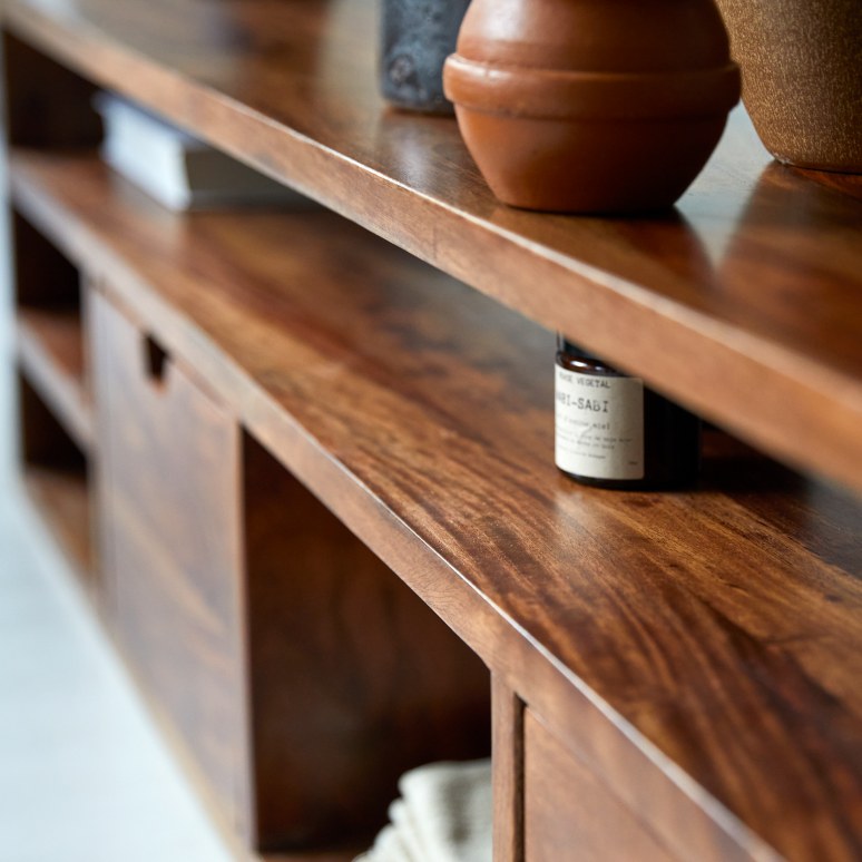 Kwarto - Mueble para TV de palisandro macizo de 170 cm