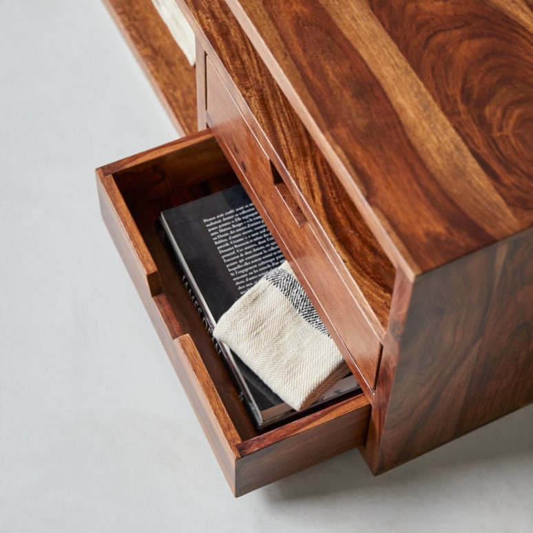 Kwarto - Mueble para TV de palisandro macizo de 170 cm