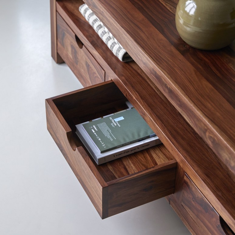 Oliver - TV Schrank aus massivem Palisanderholz 200 cm