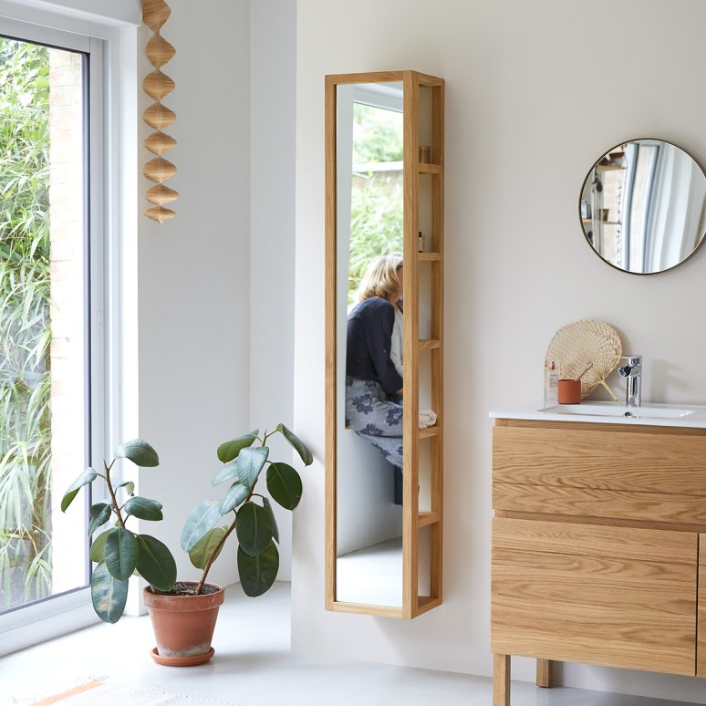 Twig - Hochschrank aus massivem Teak