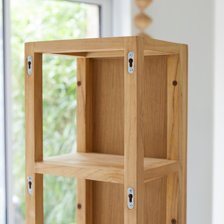 Twig - Solid teak straight column