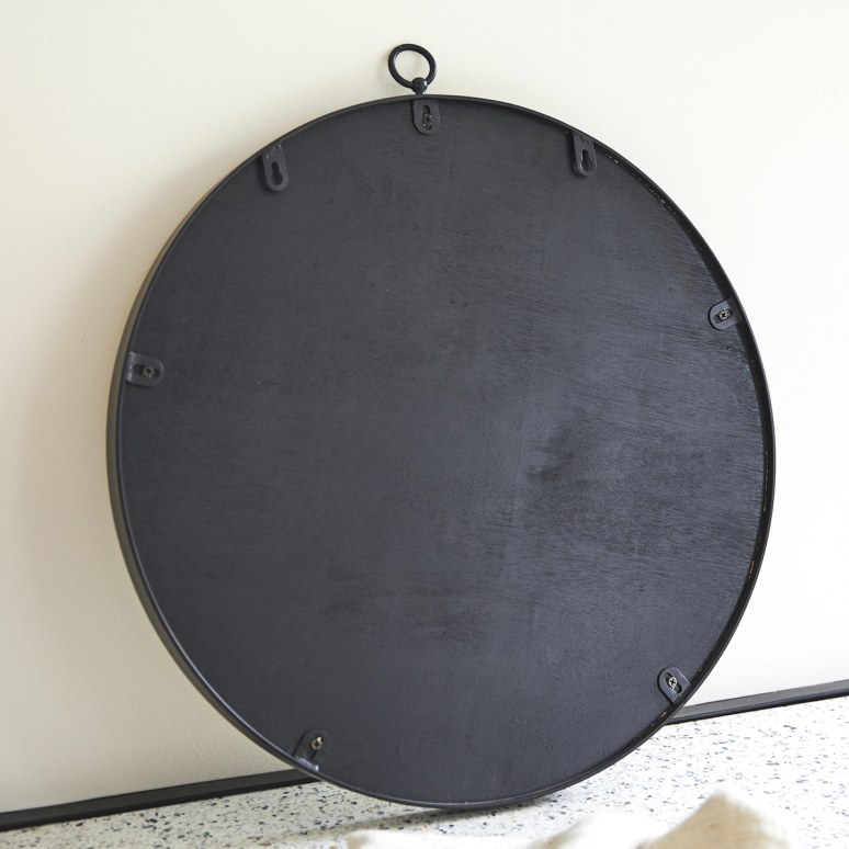 Eliot - Miroir d'entrée en métal 50 cm