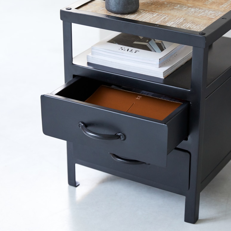 Industriel - Comodino in metallo