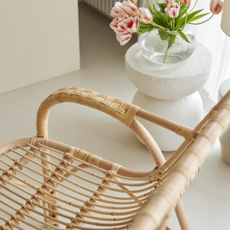 Ondine - Banquette en rotin naturel