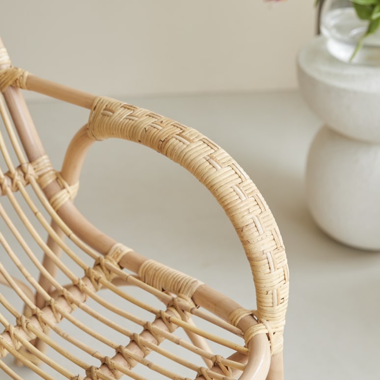 Ondine - Banquette en rotin naturel