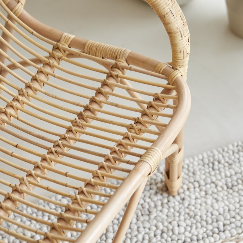 Ondine - Divano in rattan naturale