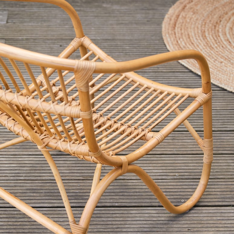 Mutine - Fauteuil de jardin en rotin
