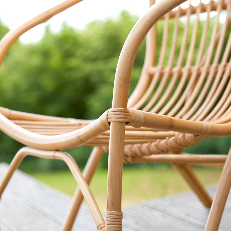 Mutine - Rattan garden armchair