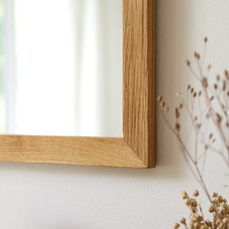 Serena - Solid oak mirror 70x50 cm