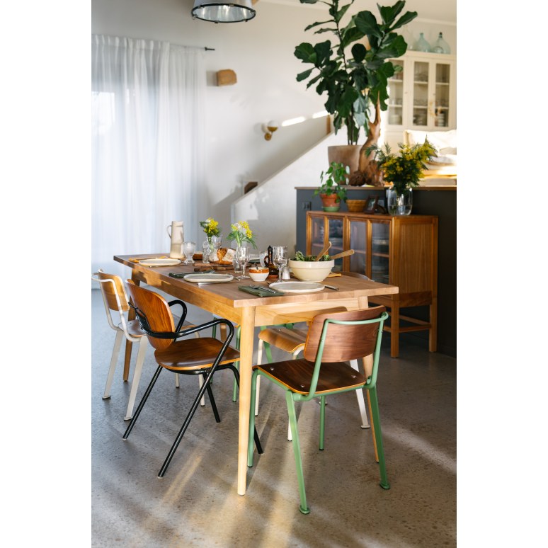 Jonàk - Massief teakhouten eettafel voor 6/8 personen