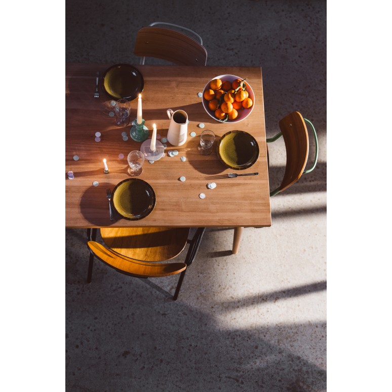 Ada - Chaise en frêne et métal