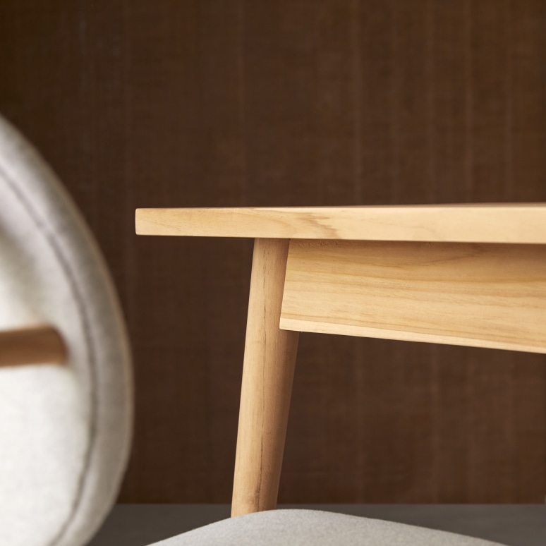 Jonàk - Mesa de teca maciza para 6/8 personas