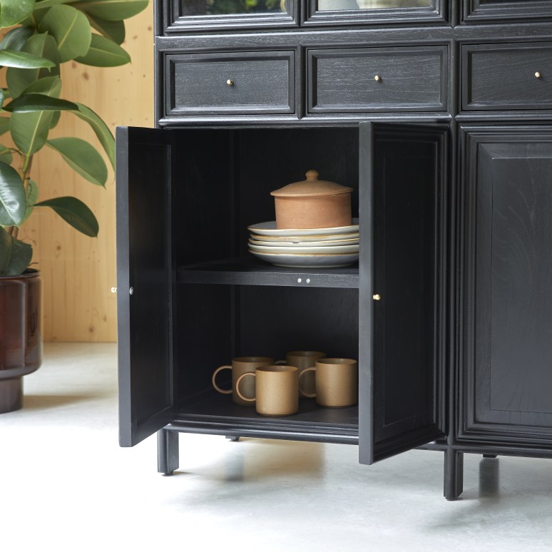 Anna - Credenza in legno di mindi