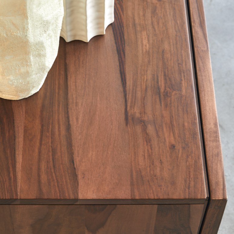 Metric - Meuble TV en palissandre massif 175 cm