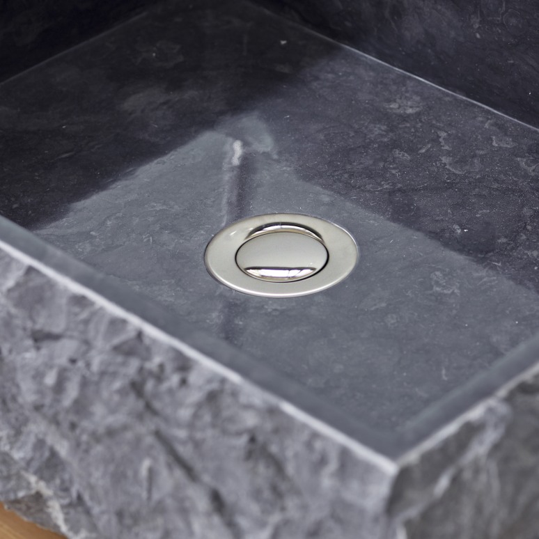 Scrula Slim - Black Marble Bathroom Sink