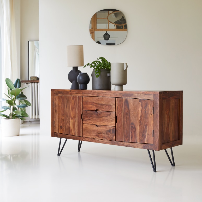 Bonnie - Solid sheesham sideboard 150 cm