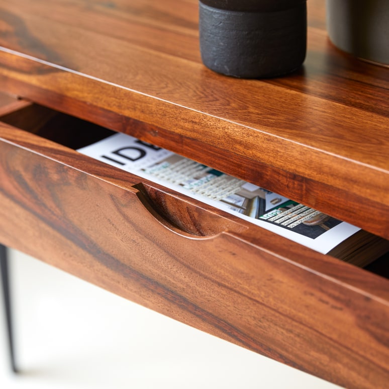 Bonnie - Console in solid sheesham