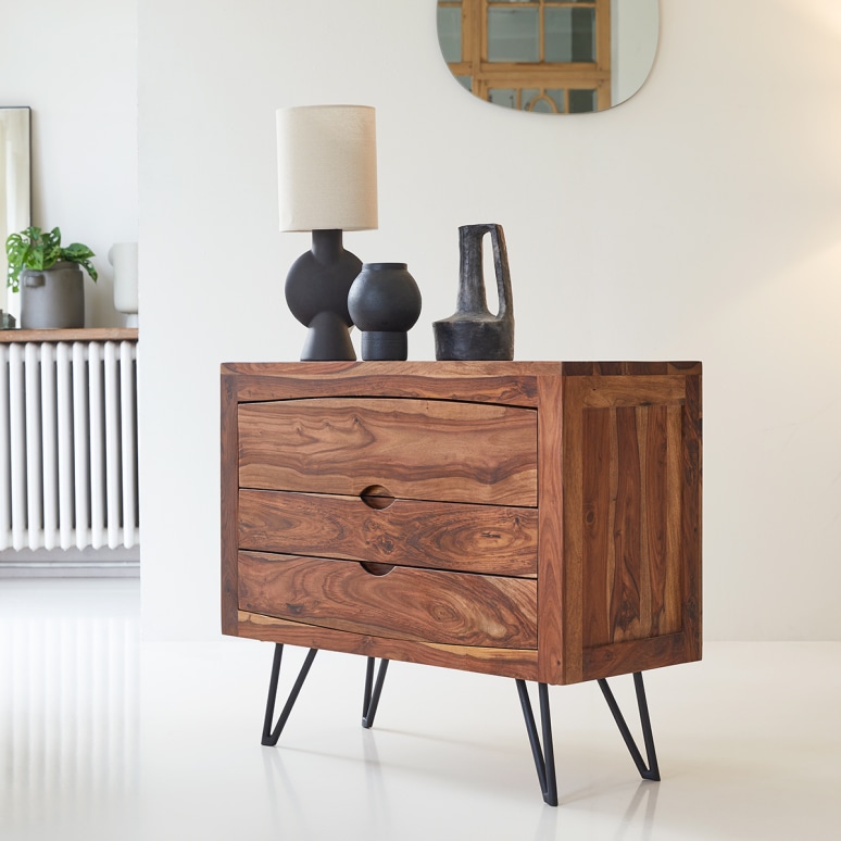 Bonnie - Commode en palissandre massif