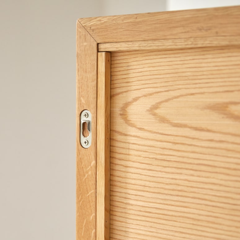 Easy - Mirror in solid oak - 120x50 cm