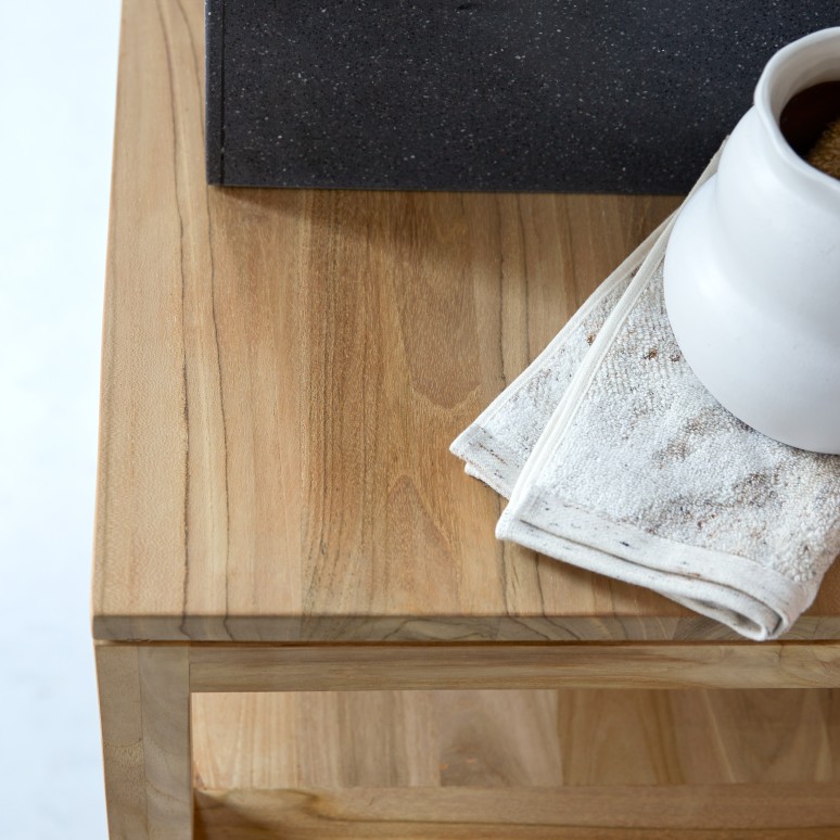 Colonial - Badmeubel in massief teak 90 cm