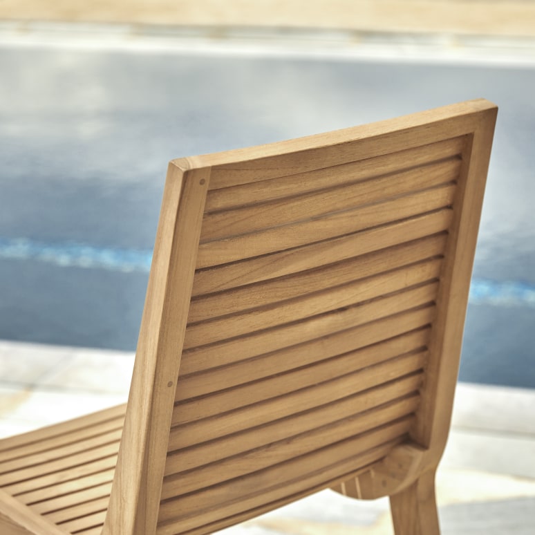 Teo - Solid teak garden chair