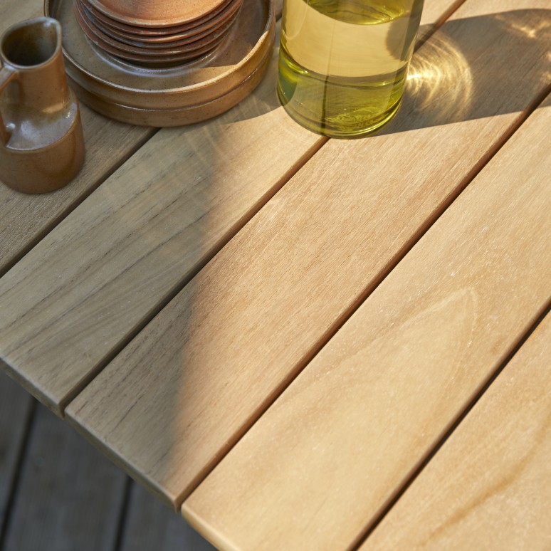 Vadim - Table de jardin en teck massif 6/8 pers.
