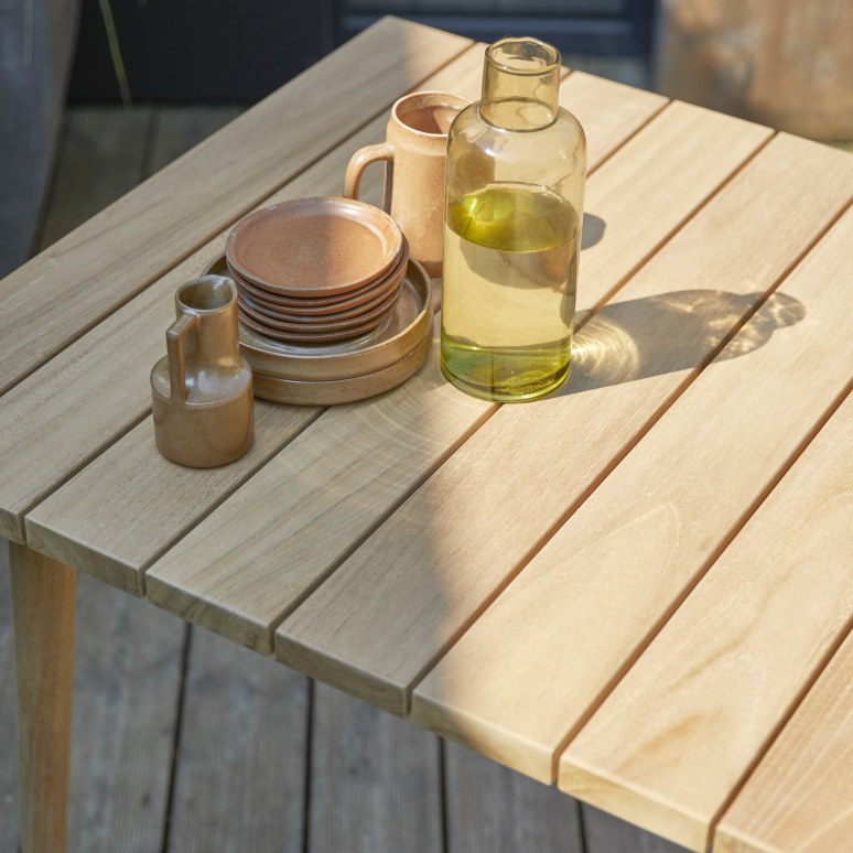 Vadim - Massief teakhouten tuintafel voor 6/8 personen