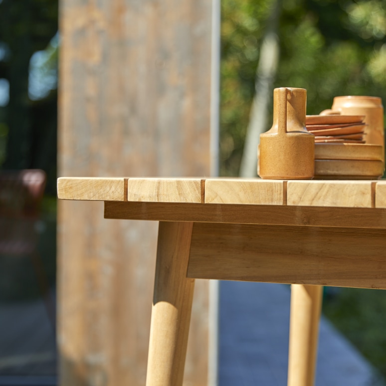 Vadim - Table de jardin en teck massif 6/8 pers.