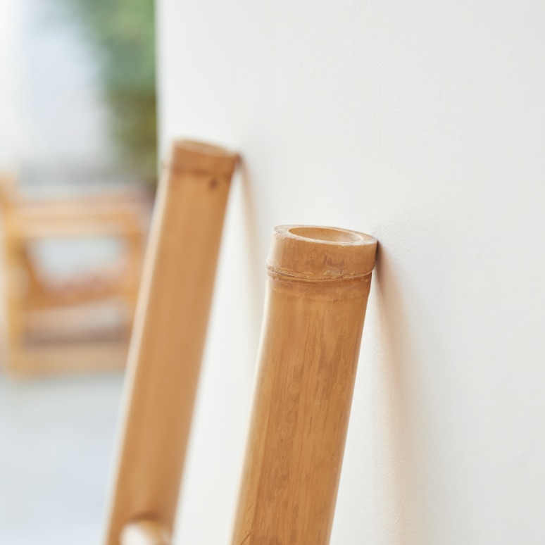 Balyss - Porte serviette en bambou naturel