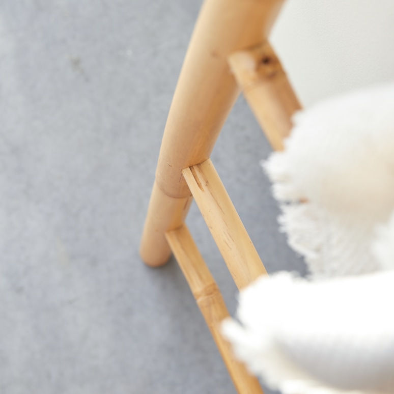 Balyss - Porte serviette en bambou naturel