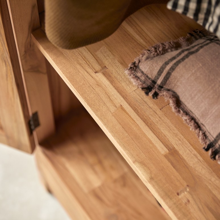 Suzette - Schrank aus massivem Teakholz