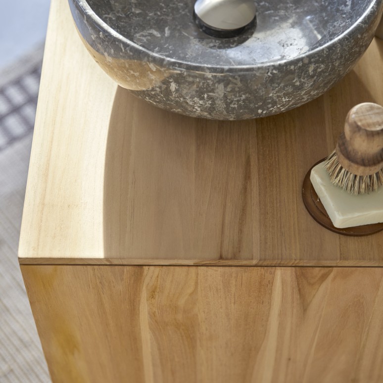 Kwarto - Solid teak vanity unit 60 cm